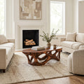 Sculptural Interlocking Modern Coffee Table
