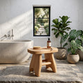 Solid Storage Shower Bench