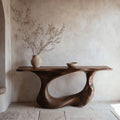 Open Loop Contemporary Console Table