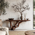Slab Top Console Table