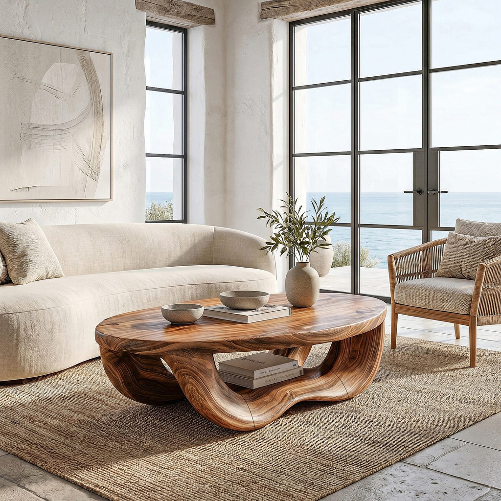 Organic Curved Lounge Coffee Table