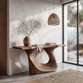 Curved Structure Modern Console Table