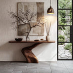 Sculptural Twisted Foyer Console Table