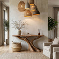 Nature Live Edge Console Table
