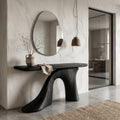 Modern Sculptural Foyer Console Table