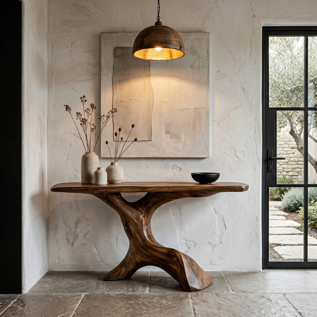 Root Solid Live Edge Console Table