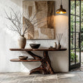 Root Live Edge Console Table