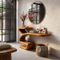 Sculptural Hollow Console Table