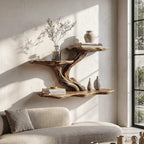 Sculptural Organic Floating Shelf