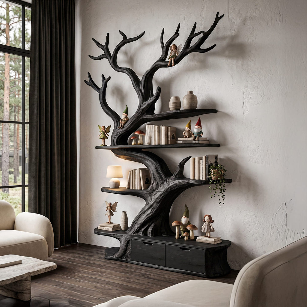 Sculptural Branch Tree Bookshelf