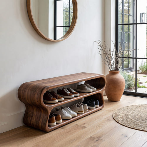 Contemporary Compartments Bench