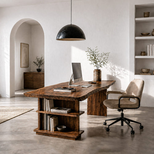 Built-in Solid Desk