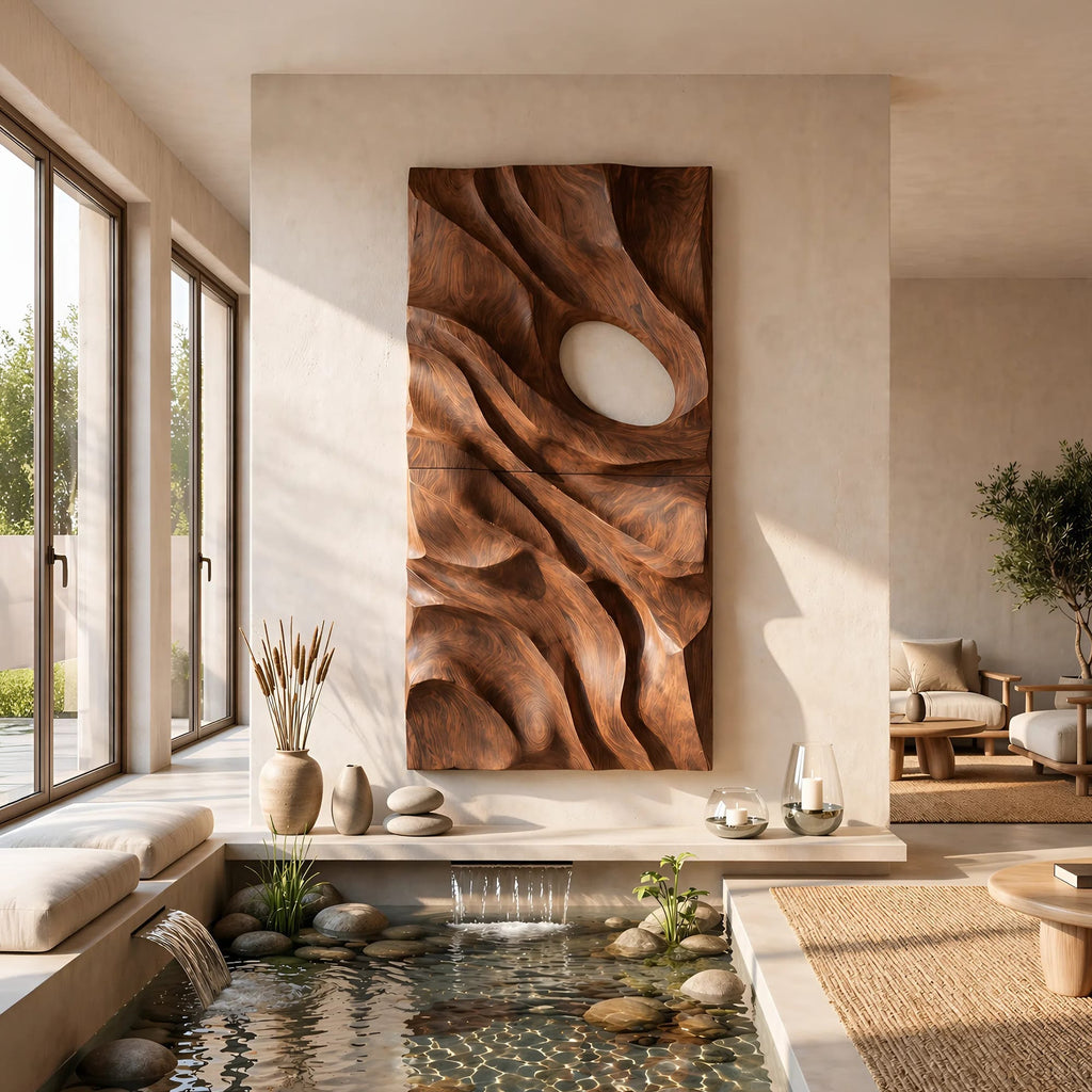 Organic Abstract Relief Wall Art