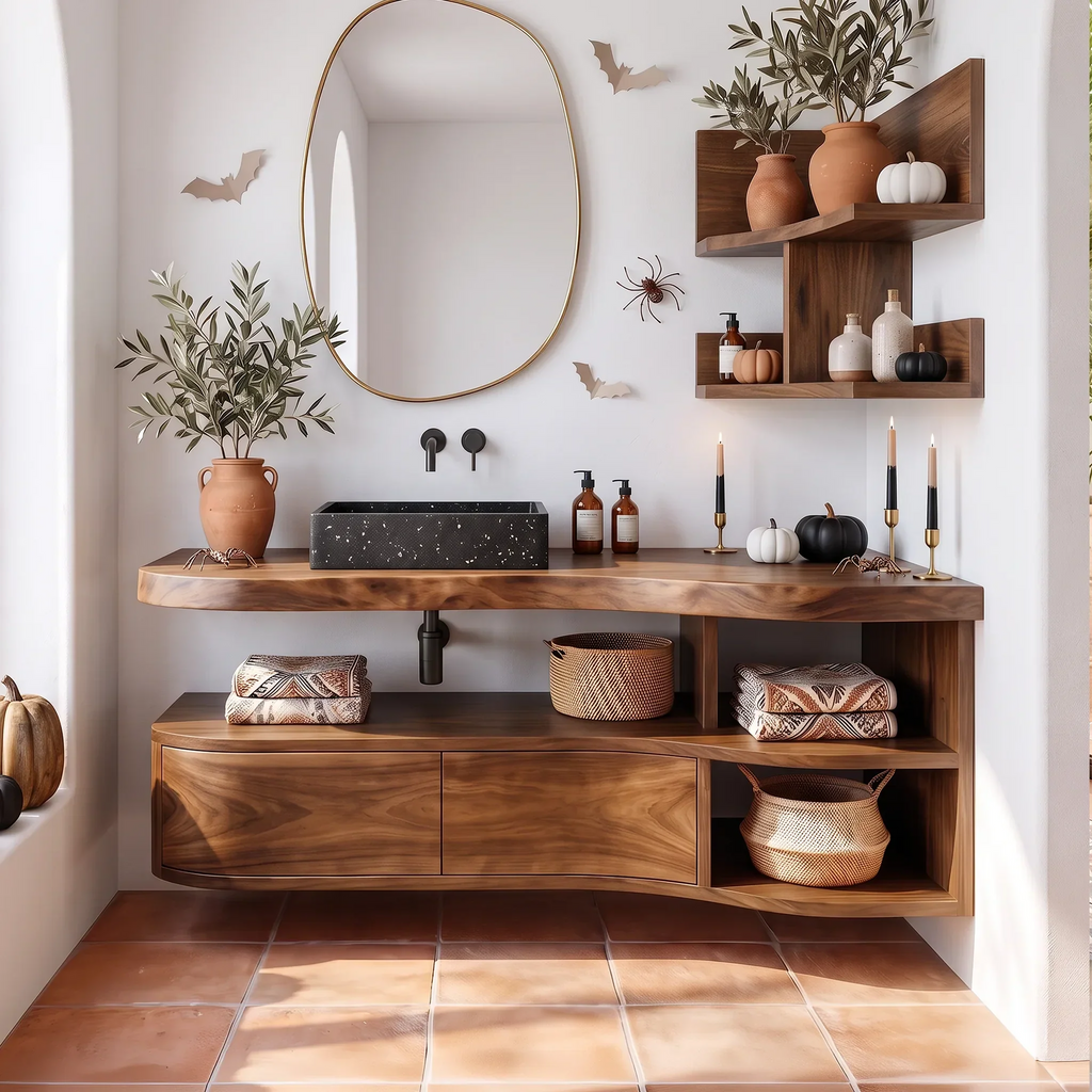 Skull Floating Vanity