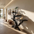 Cabin Black Console Table