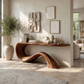 Live Edge Entryway Organic Console Table