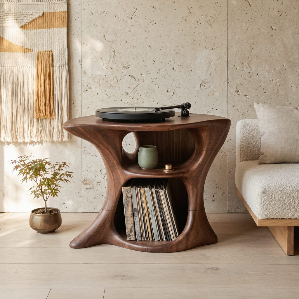 Farmhouse Media Stand Home Decor Accents, solid wood, built to order