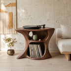 Farmhouse Media Stand Home Decor Accents, solid wood, built to order