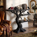 Contemporary Woodland Branch Console Table, solid wood, built to order