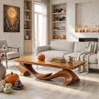 Organic Flowing Table, solid wood, built to order