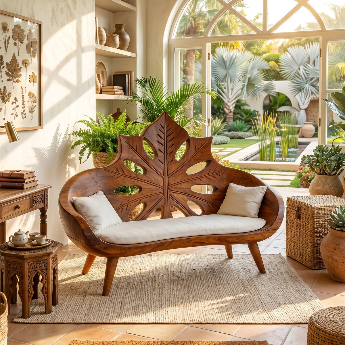 Contemporary Solid Bench