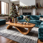 Farmhouse Live Edge Coffee Table for Furniture Use, solid wood, built to order
