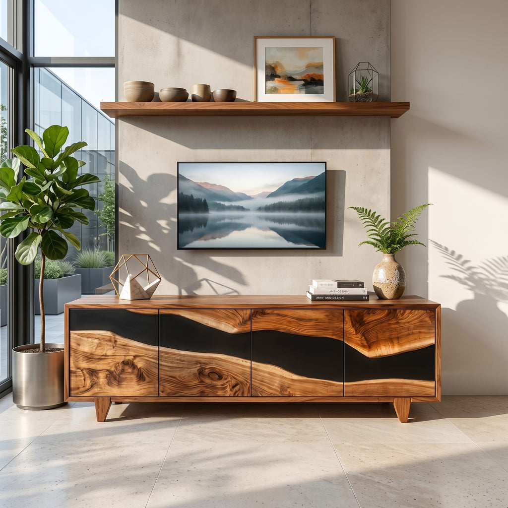 Solid Center TV Cabinet