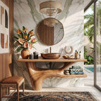 Handcrafted Vanity, solid wood, built to order