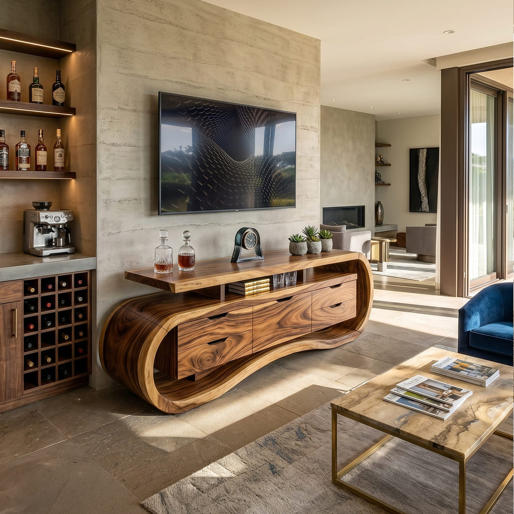 Mediterranean Low TV Cabinet