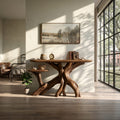 Japandi Minimal Solid Console Table