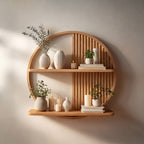 Circular Floating Wall Shelf