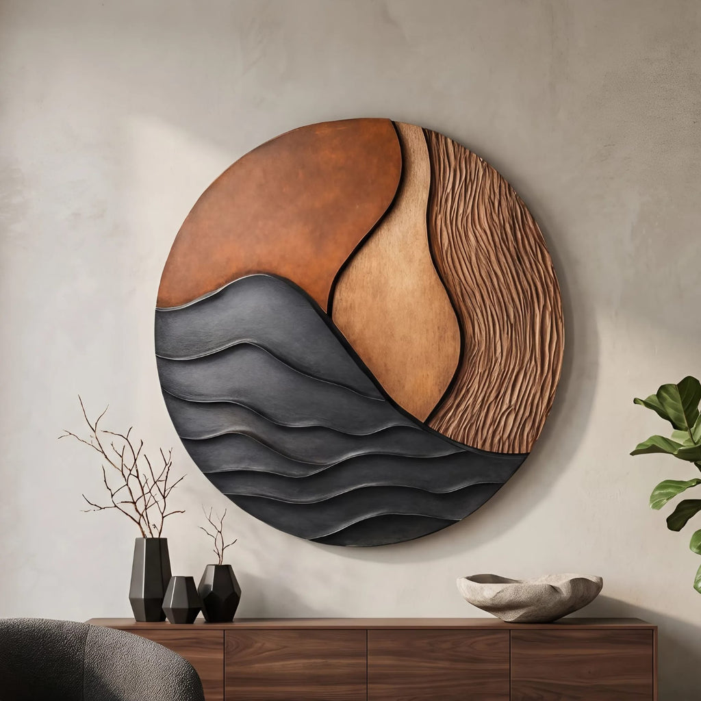 Mid Century Block Wall Art