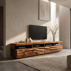 Handcrafted Media Cabinet Console, solid wood, built to order