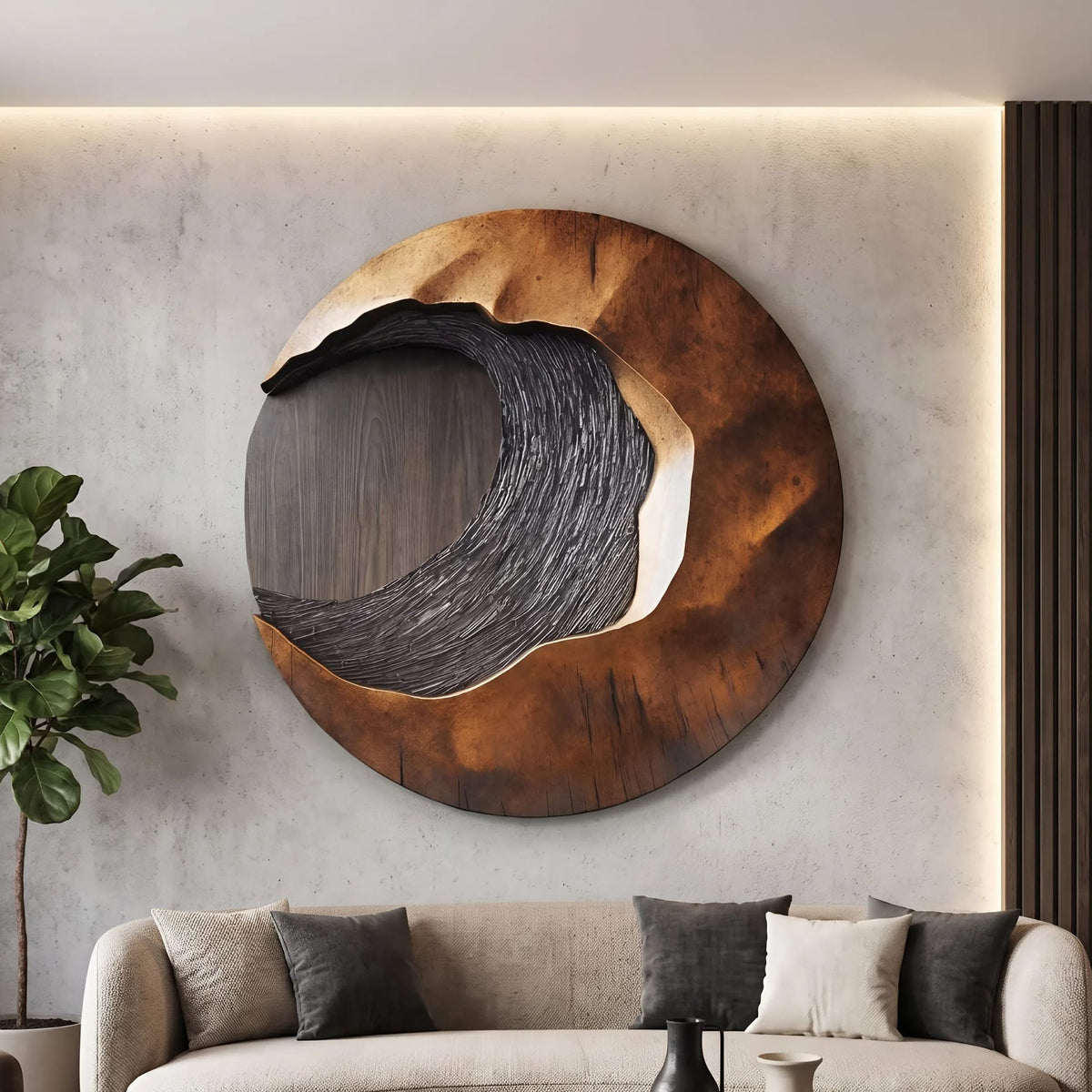 Geometric Entryway Wall Art