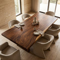Mid Century Rectangular Dining Table Top Dining Room, solid wood, built to order