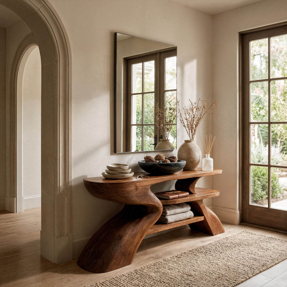 Artistic Solid Console Table
