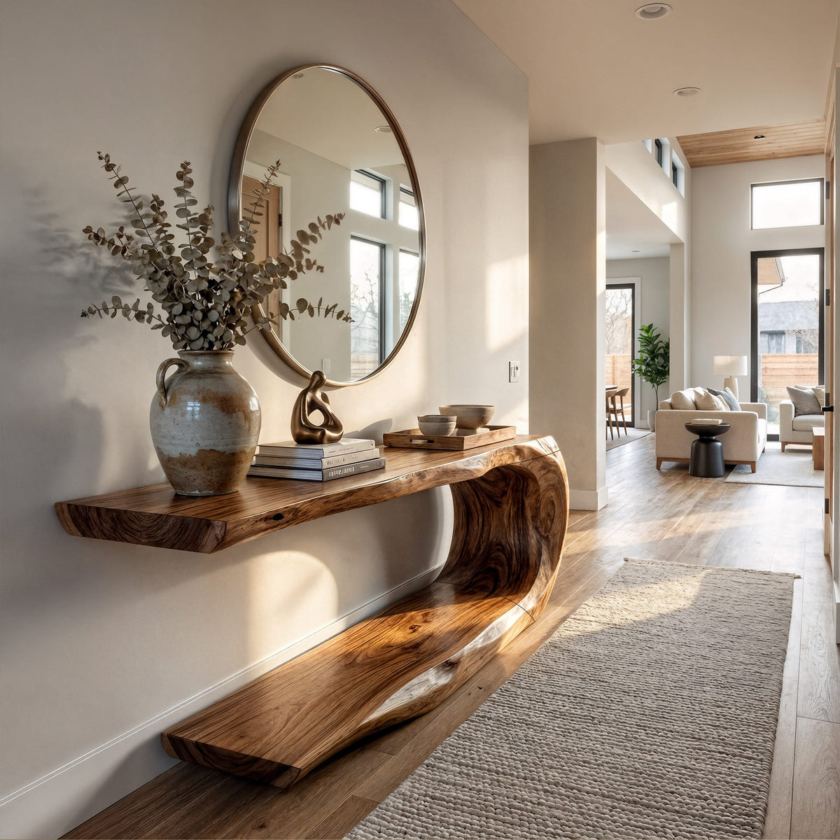 Solid Console Table