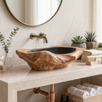 Sink, solid wood, built to order