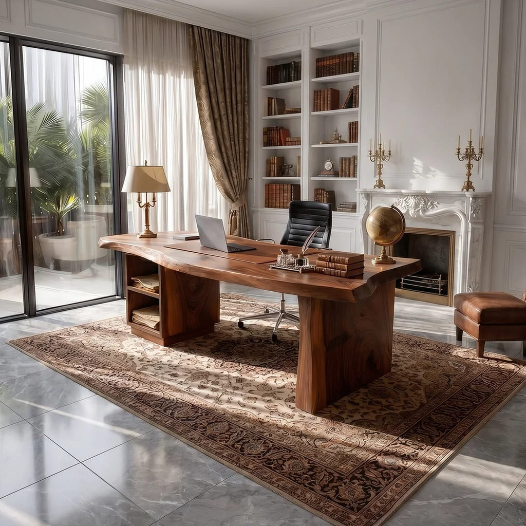 Executive Live Edge Desk