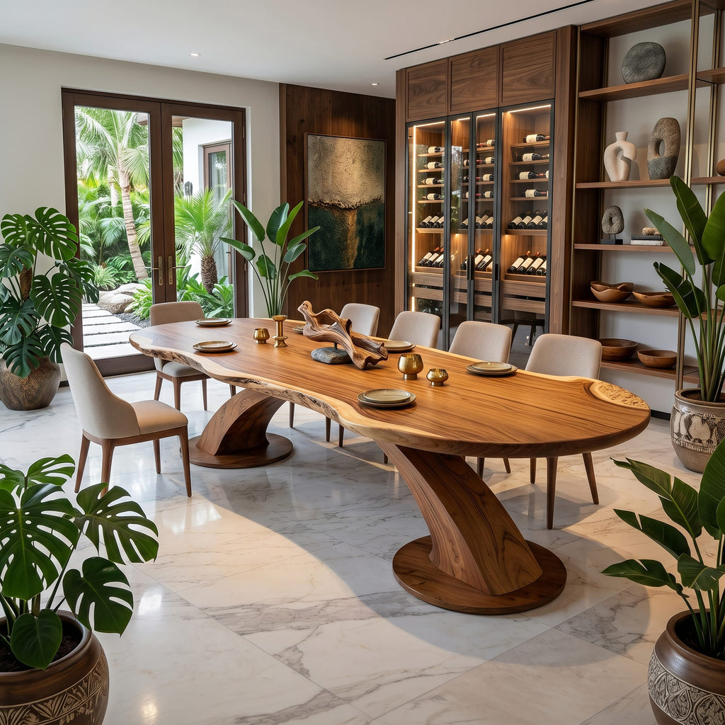Organic Solid Dining Table