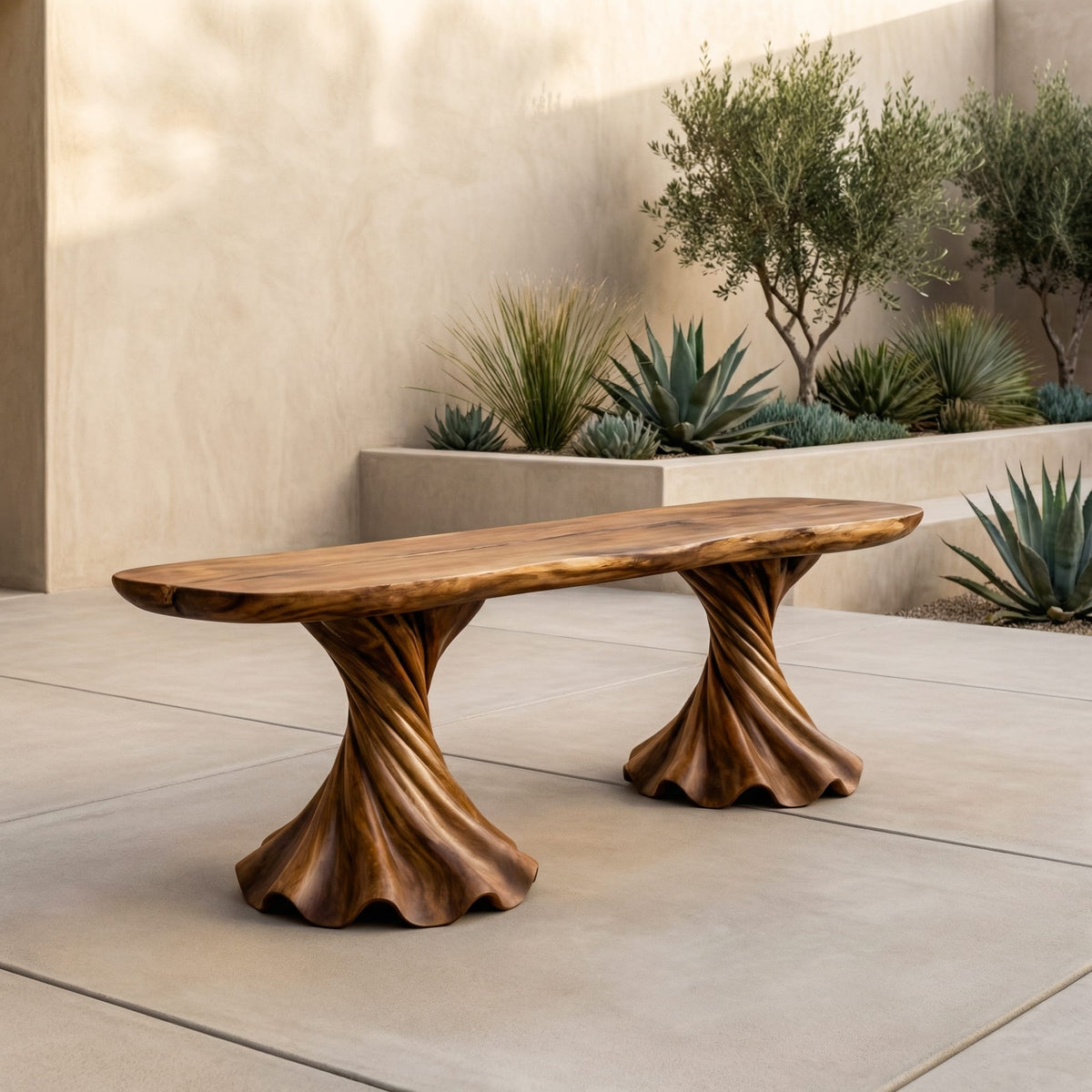 Twisted Modern Bench