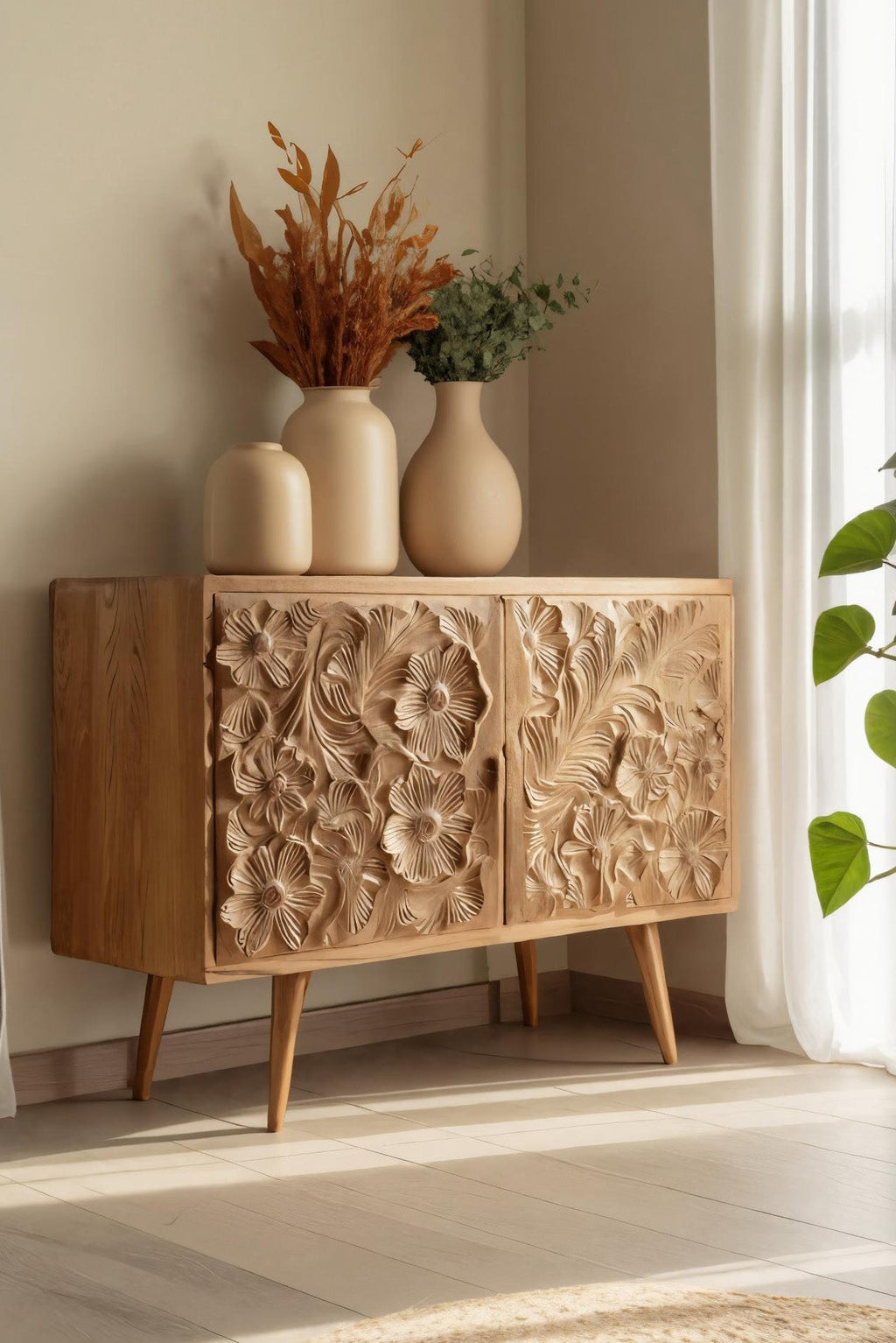 Floral Storage Sideboard