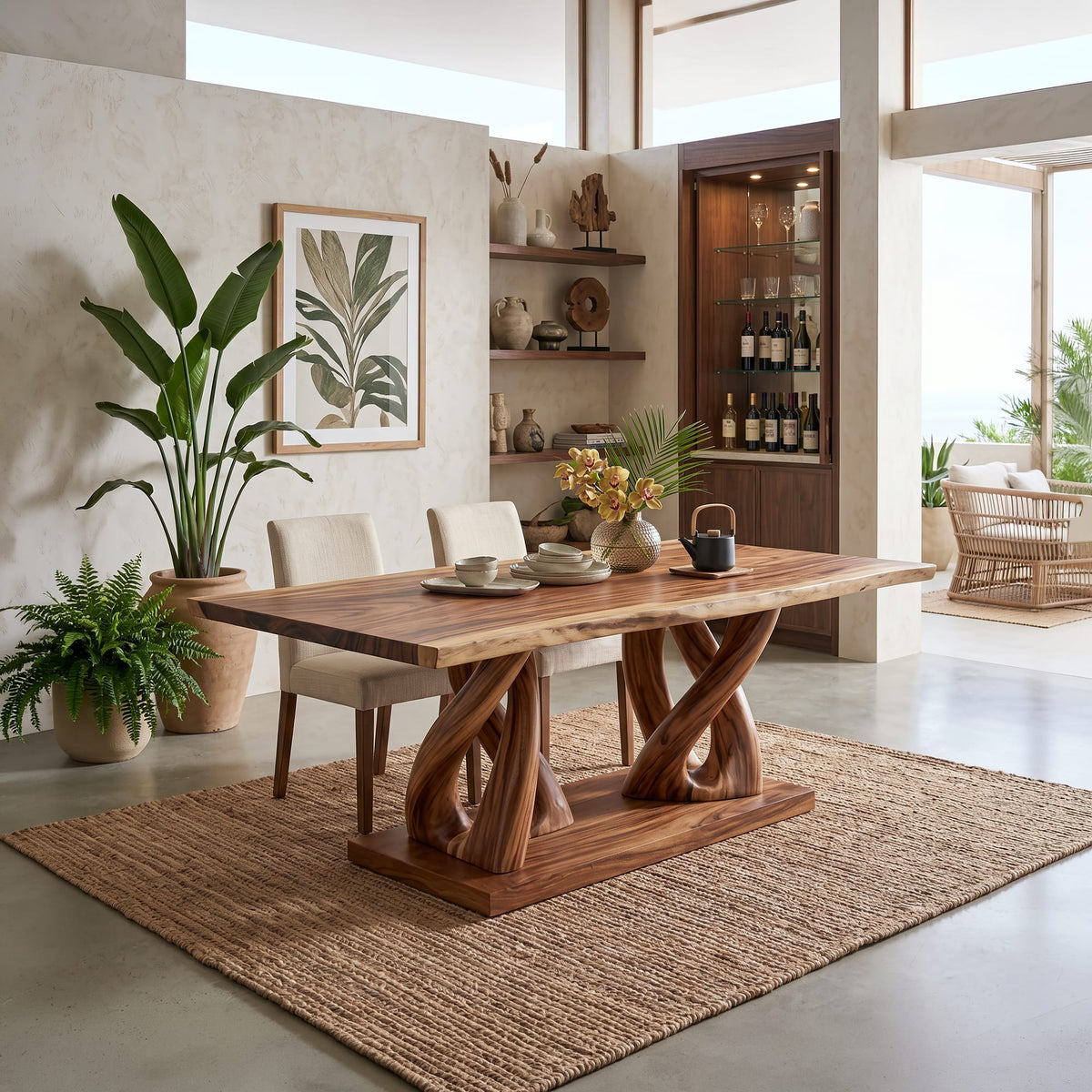 Solid Banquet Dining Table