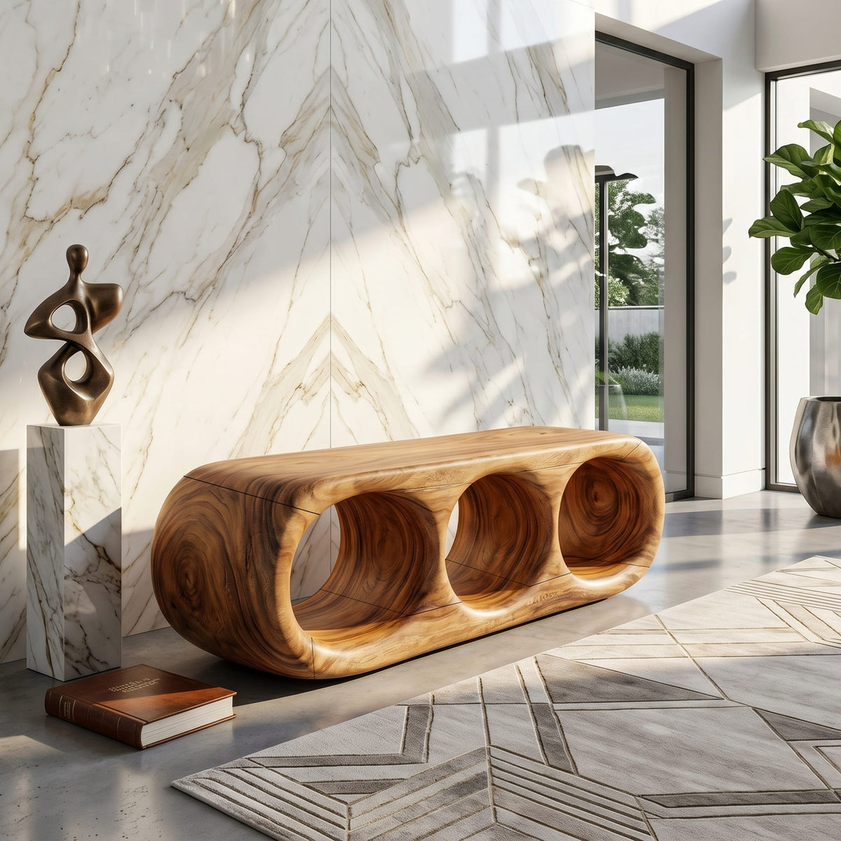 Scandinavian Contemporary Bench