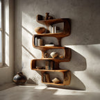 Mid Century Abstract Bookshelf