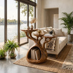 Japandi Multi Level Side Table Lakeside Living Room, solid wood, built to order