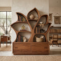 Mid Century Library Bookshelf, solid wood, built to order