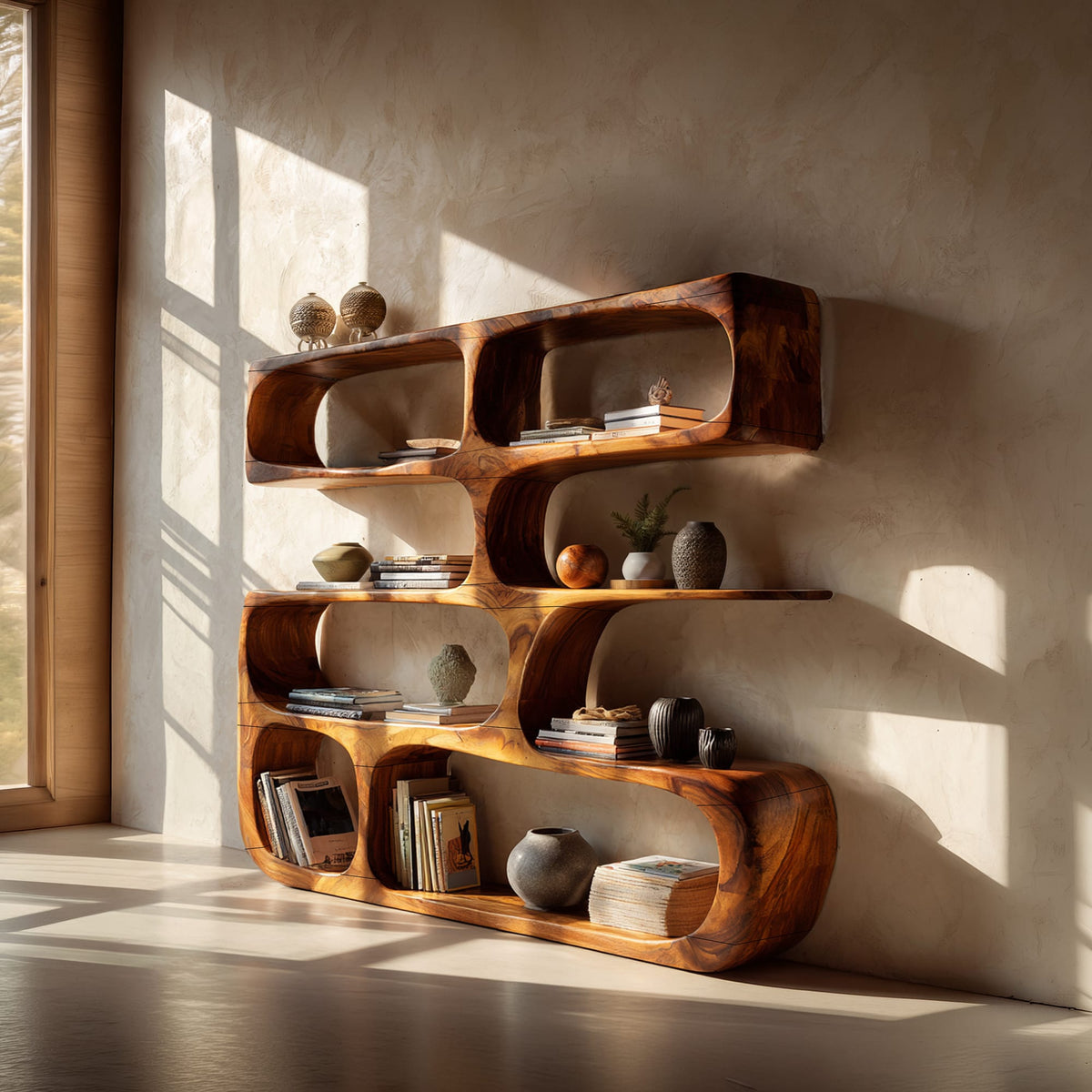 Abstract Stand Bookshelf