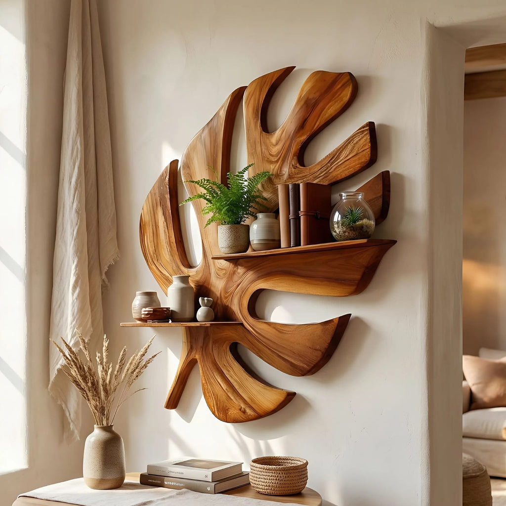 Mid-century Floating Mid Century Wall Shelf