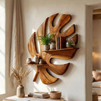 Mid-century Floating Mid Century Wall Shelf